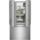  Frigidaire 36-inch, 27.8 cu. ft. French 3-Door Refrigerator with Dispenser FRFS2823AS IMAGE 4