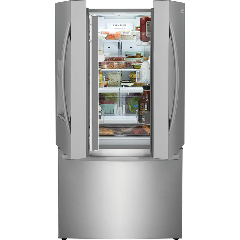  Frigidaire 36-inch, 27.8 cu. ft. French 3-Door Refrigerator with Dispenser FRFS2823AS IMAGE 4