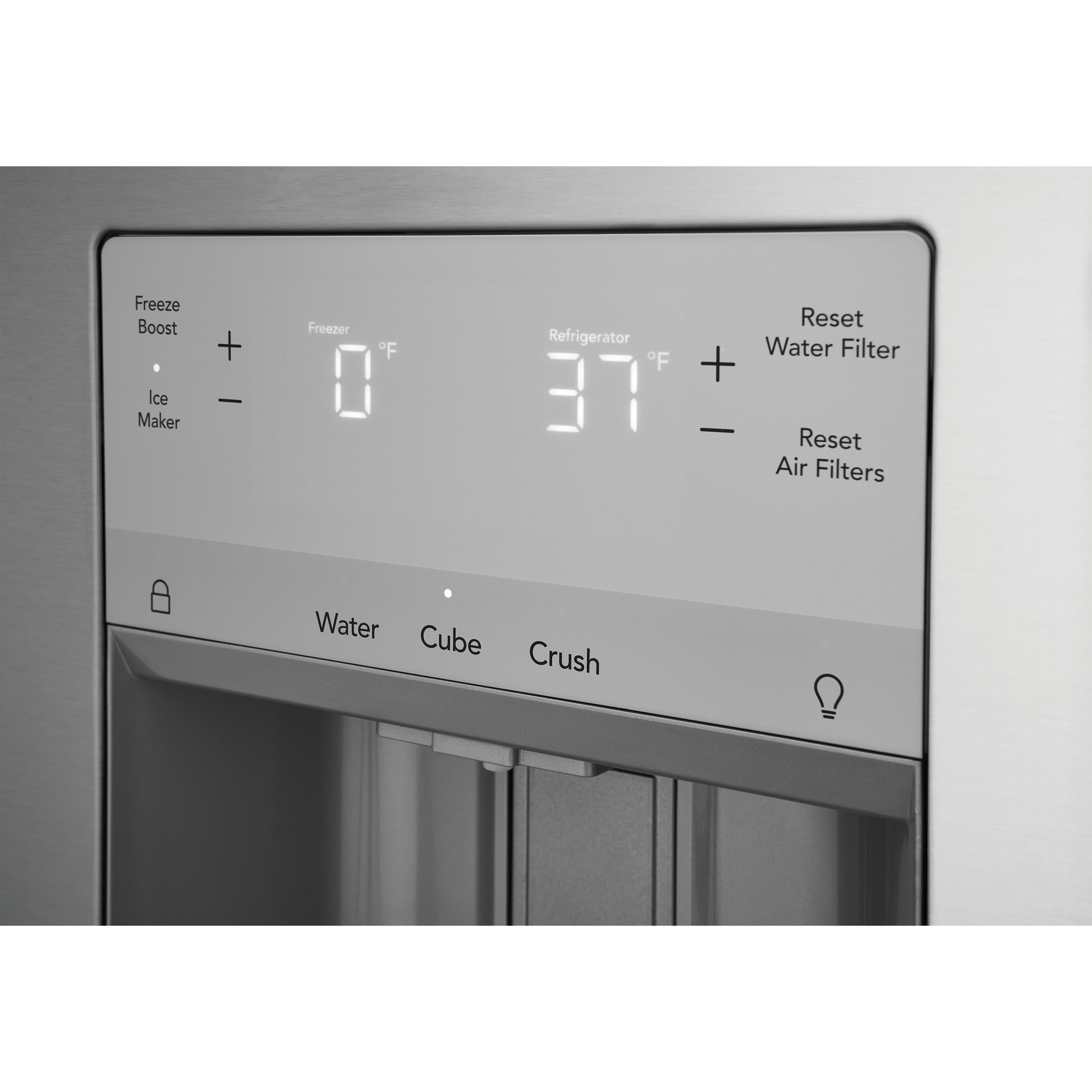  Frigidaire 36-inch, 27.8 cu. ft. French 3-Door Refrigerator with Dispenser FRFS2823AS IMAGE 5