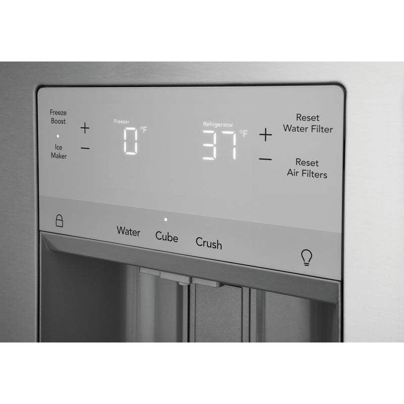  Frigidaire 36-inch, 27.8 cu. ft. French 3-Door Refrigerator with Dispenser FRFS2823AS IMAGE 5