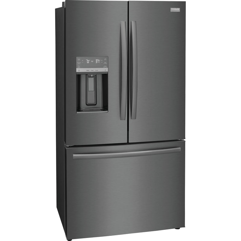  Frigidaire Gallery 36-inch, 22.6 cu. ft. French 3-Door Refrigerator with Dispenser GRFC2353AD IMAGE 8