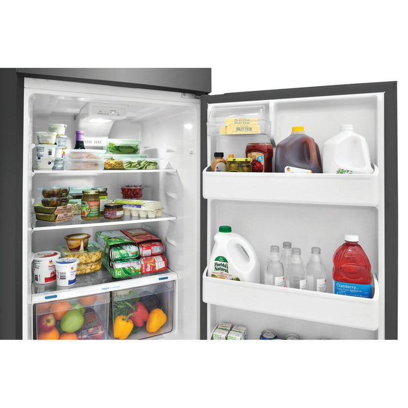  Frigidaire 28-inch, 17.6 cu.ft. Freestanding Top Freezer Refrigerator with LED Lighting FFHT1822UV IMAGE 6