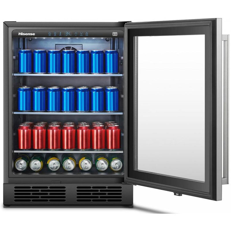  Hisense 5.4 cu. ft. Freestanding Beverage Center HBC54D6AS IMAGE 3