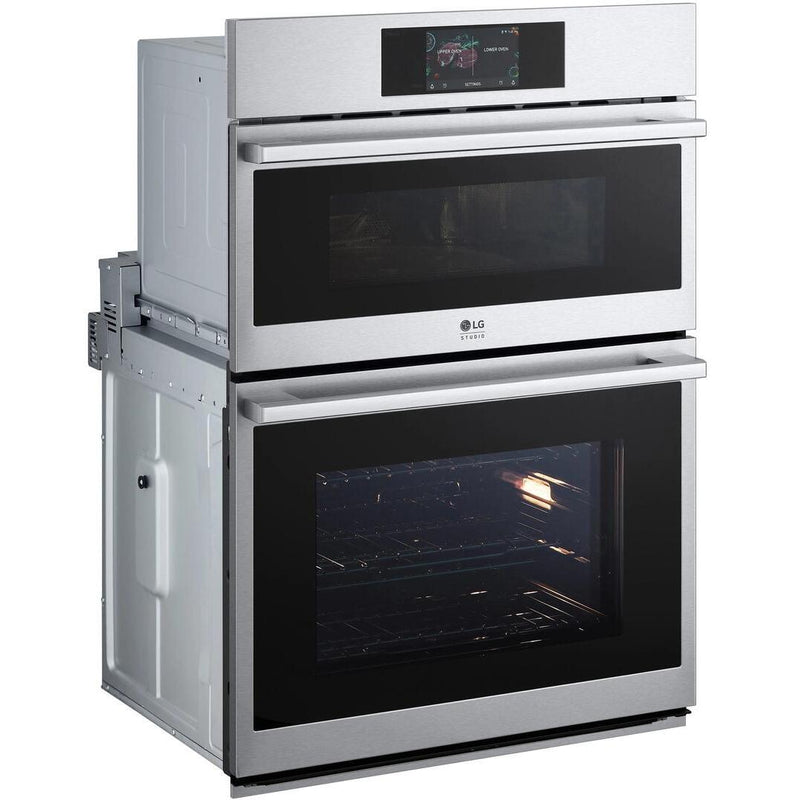 LG STUDIO Studio 30-inch, 6.4 cu.ft. Built-in Combination Oven with True Convection Technology WCES6428F IMAGE 4