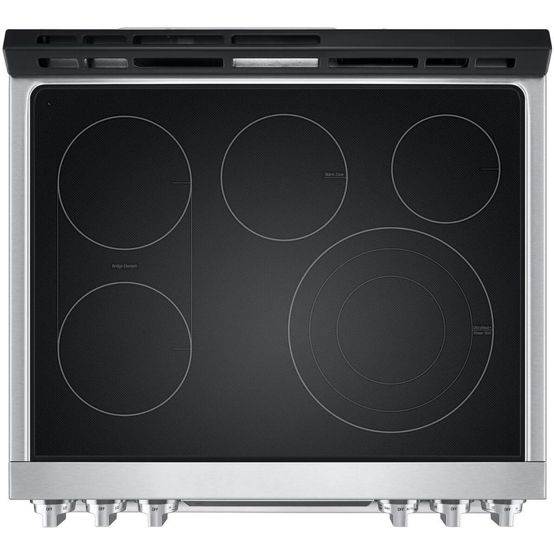  LG STUDIO Studio 30-inch Freestanding Electric Slide-in Range with ProBake Convection ™ Technology LSES6338F IMAGE 3