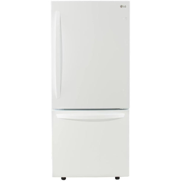  LG 30-inch, 22.1 cu.ft. Freestanding Bottom Freezer Refrigerator with Multi-Air Flow System LRDNS2200W IMAGE 1