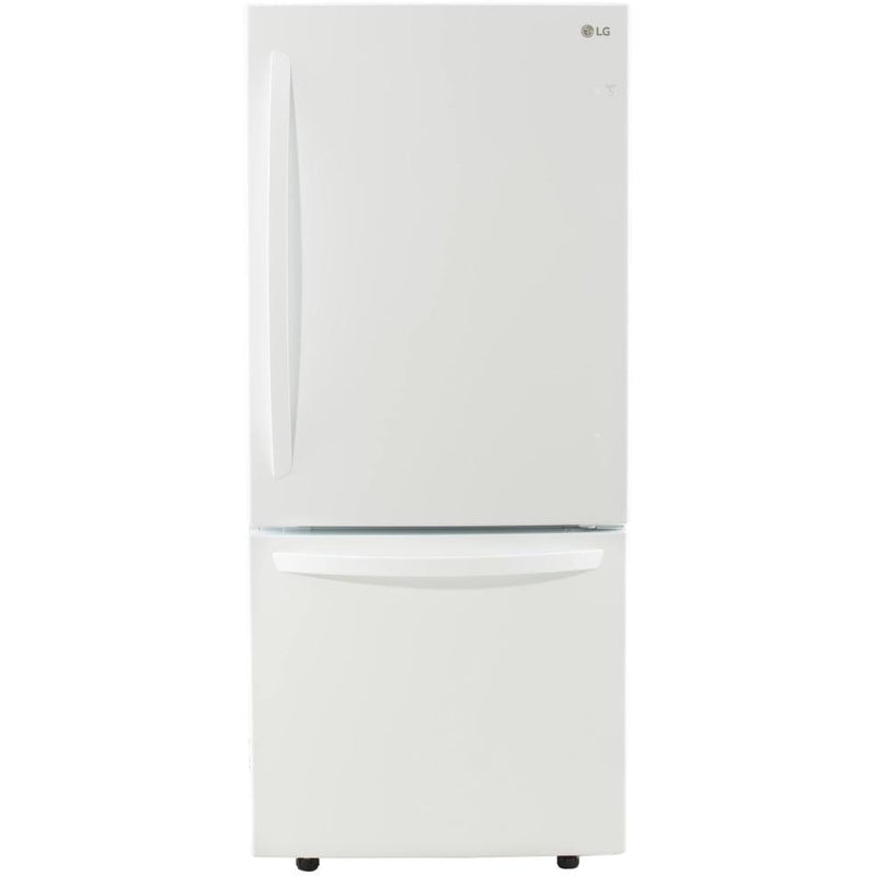  LG 30-inch, 22.1 cu.ft. Freestanding Bottom Freezer Refrigerator with Multi-Air Flow System LRDNS2200W IMAGE 1