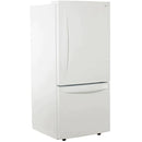  LG 30-inch, 22.1 cu.ft. Freestanding Bottom Freezer Refrigerator with Multi-Air Flow System LRDNS2200W IMAGE 3