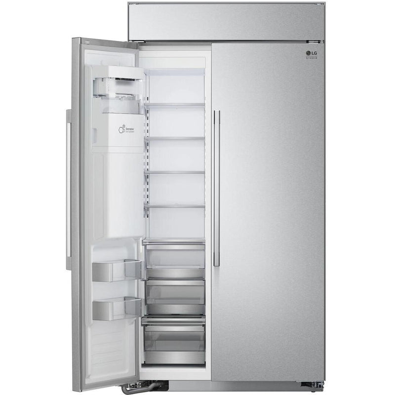  LG STUDIO Studio 42-inch, 25.6 cu.ft. Built-in Side-by-Side Refrigerator with SpacePlus™ Ice System SRSXB2622S IMAGE 4