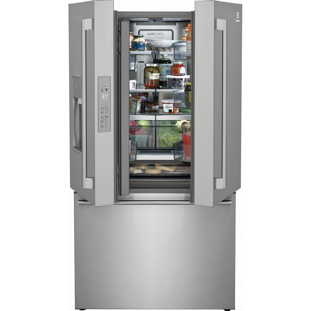  Electrolux 36-inch, 22.6 cu.ft. Counter-Depth French 3-Door Refrigerator with External Water and Ice Dispensing System ERFC2393AS IMAGE 7