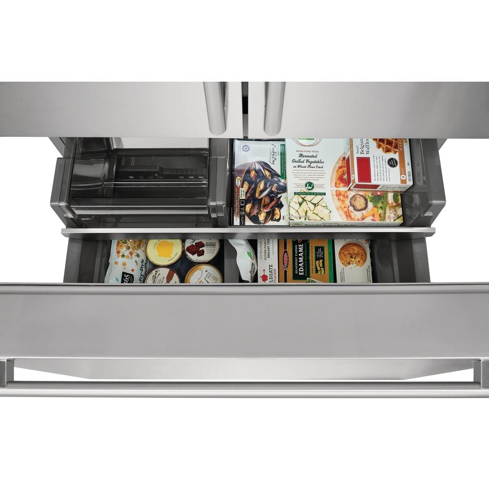  Electrolux 36-inch, 22.6 cu.ft. Counter-Depth French 3-Door Refrigerator with External Water and Ice Dispensing System ERFC2393AS IMAGE 9
