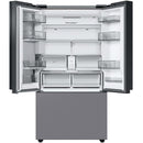  Samsung Bespoke 36-inch, 24 cu.ft. Counter-Depth French Door Refrigerator with Dual Ice Maker RF24BB6600QLAA IMAGE 3