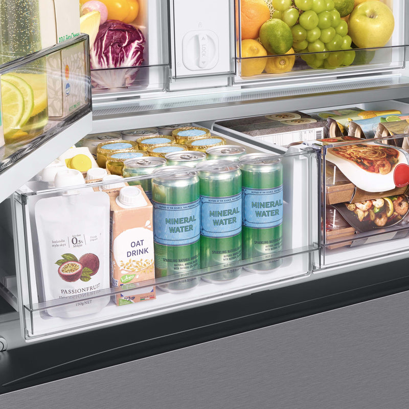  Samsung Bespoke 36-inch, 30 cu.ft. French Door Refrigerator with Dual Ice Maker RF30BB6600QLAA IMAGE 10