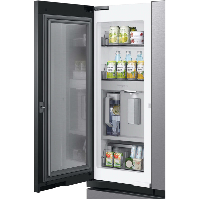  Samsung Bespoke 36-inch, 30 cu.ft. French Door Refrigerator with Dual Ice Maker RF30BB6600QLAA IMAGE 8