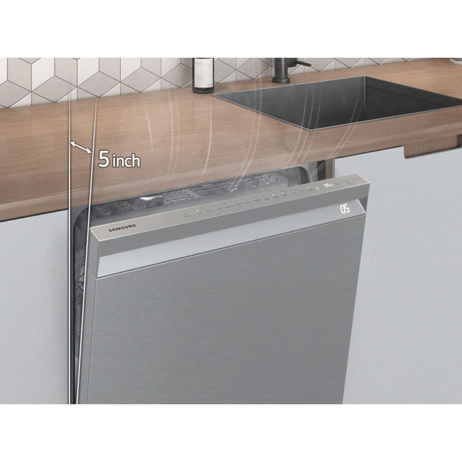  Samsung 24-inch Built-in Dishwasher with Wi-Fi Connectivity DW80B6060US/AC IMAGE 5