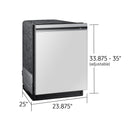  Samsung Bespoke 24-inch Built-in Dishwasher with Wi-Fi Connectivity DW80B7070AP/AC IMAGE 9