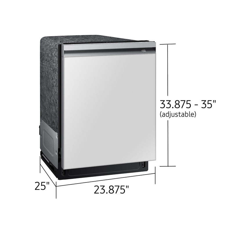  Samsung Bespoke 24-inch Built-in Dishwasher with Wi-Fi Connectivity DW80B7070AP/AC IMAGE 9