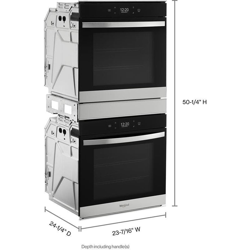 Whirlpool 24-inch, 5.8 cu. ft.  Double Wall Oven with True Convection Technology WOD52ES4MZ IMAGE 6
