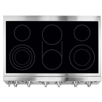  Electrolux Icon 36-inch Built-In Electric Cooktop E36EC75HSS IMAGE 1