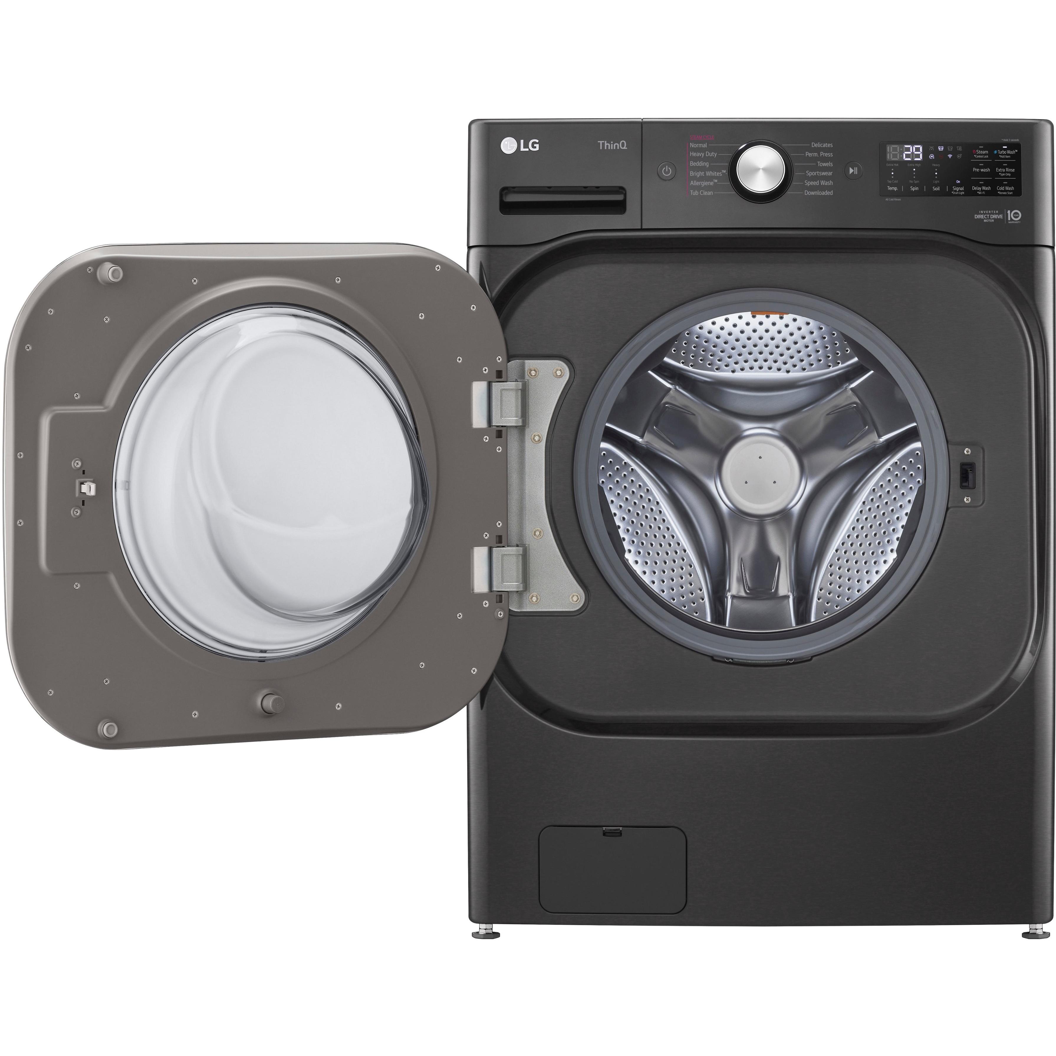  LG 6.0 cu. ft. Smart Front Load Washer with Wi-Fi Enabled WM8900HBA IMAGE 2