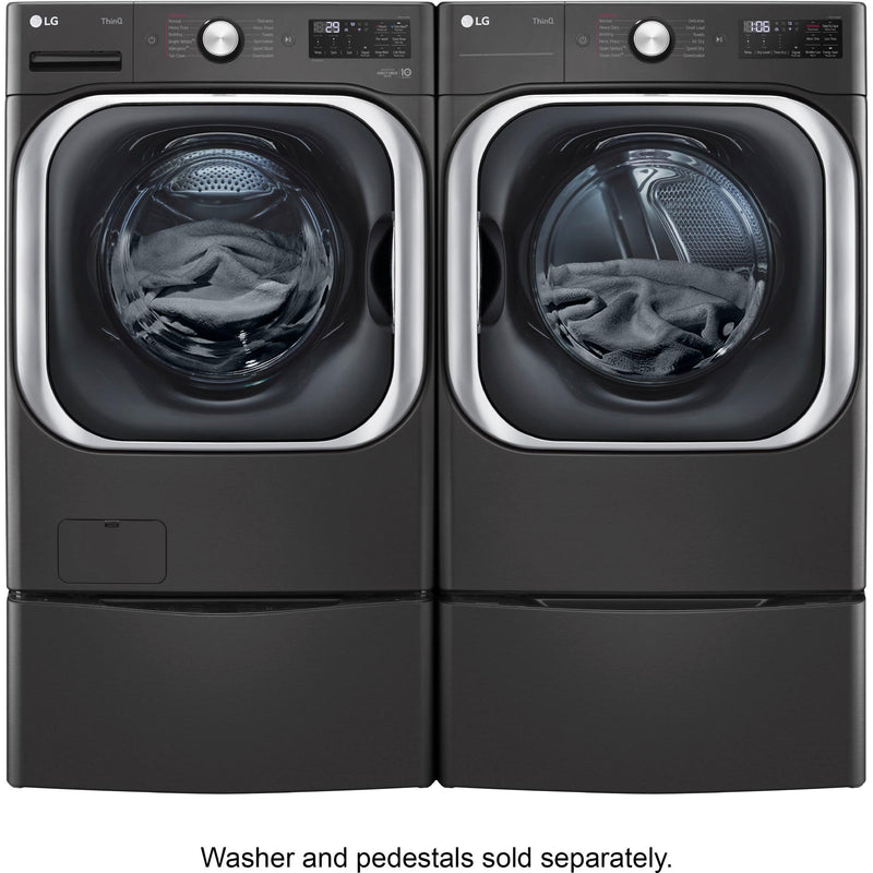  LG 9.0 Cu. Ft. Electric Dryer with Steam and Built-In Intelligence DLEX8900B IMAGE 12