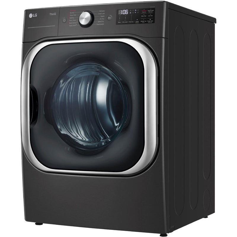  LG 9.0 Cu. Ft. Electric Dryer with Steam and Built-In Intelligence DLEX8900B IMAGE 8