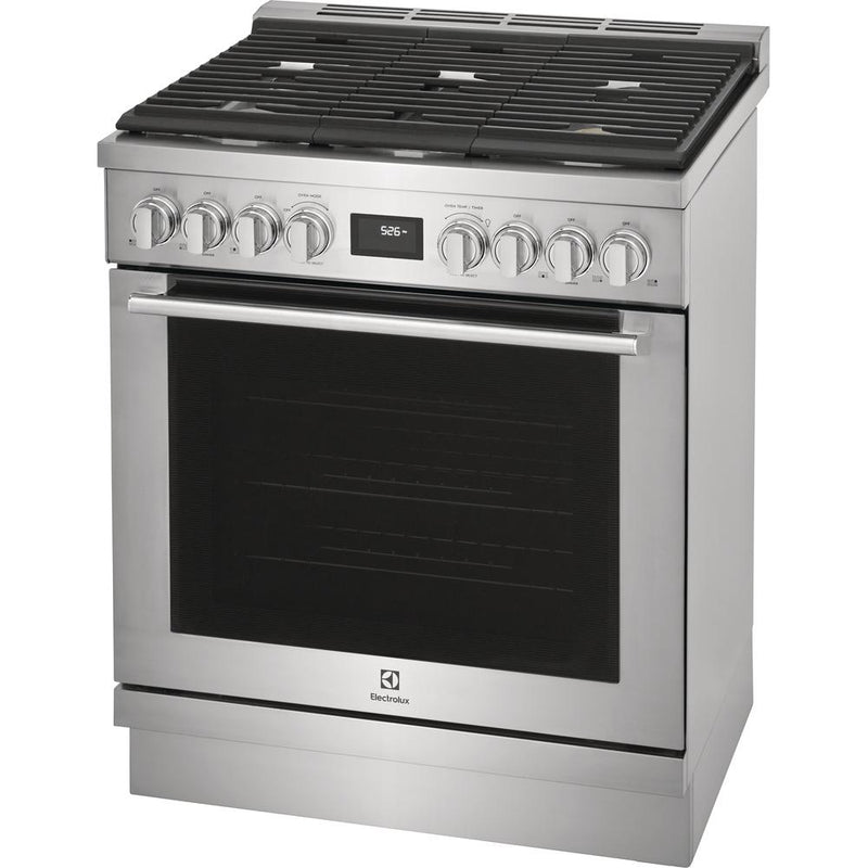  Electrolux 30-inch Freestanding Gas Range with Convection Technology ECFG3068AS IMAGE 3