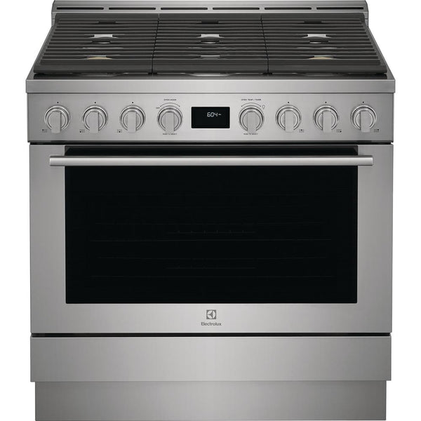  Electrolux 36-inch Freestanding Gas Range with Convection Technology ECFG3668AS IMAGE 1