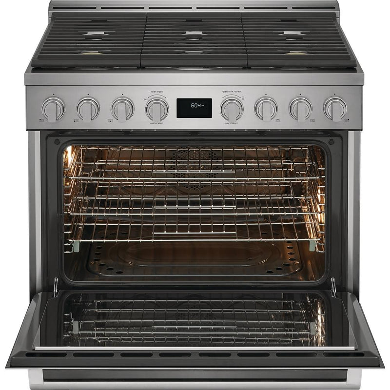  Electrolux 36-inch Freestanding Gas Range with Convection Technology ECFG3668AS IMAGE 6