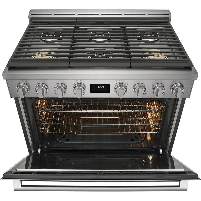  Electrolux 36-inch Freestanding Gas Range with Convection Technology ECFG3668AS IMAGE 8