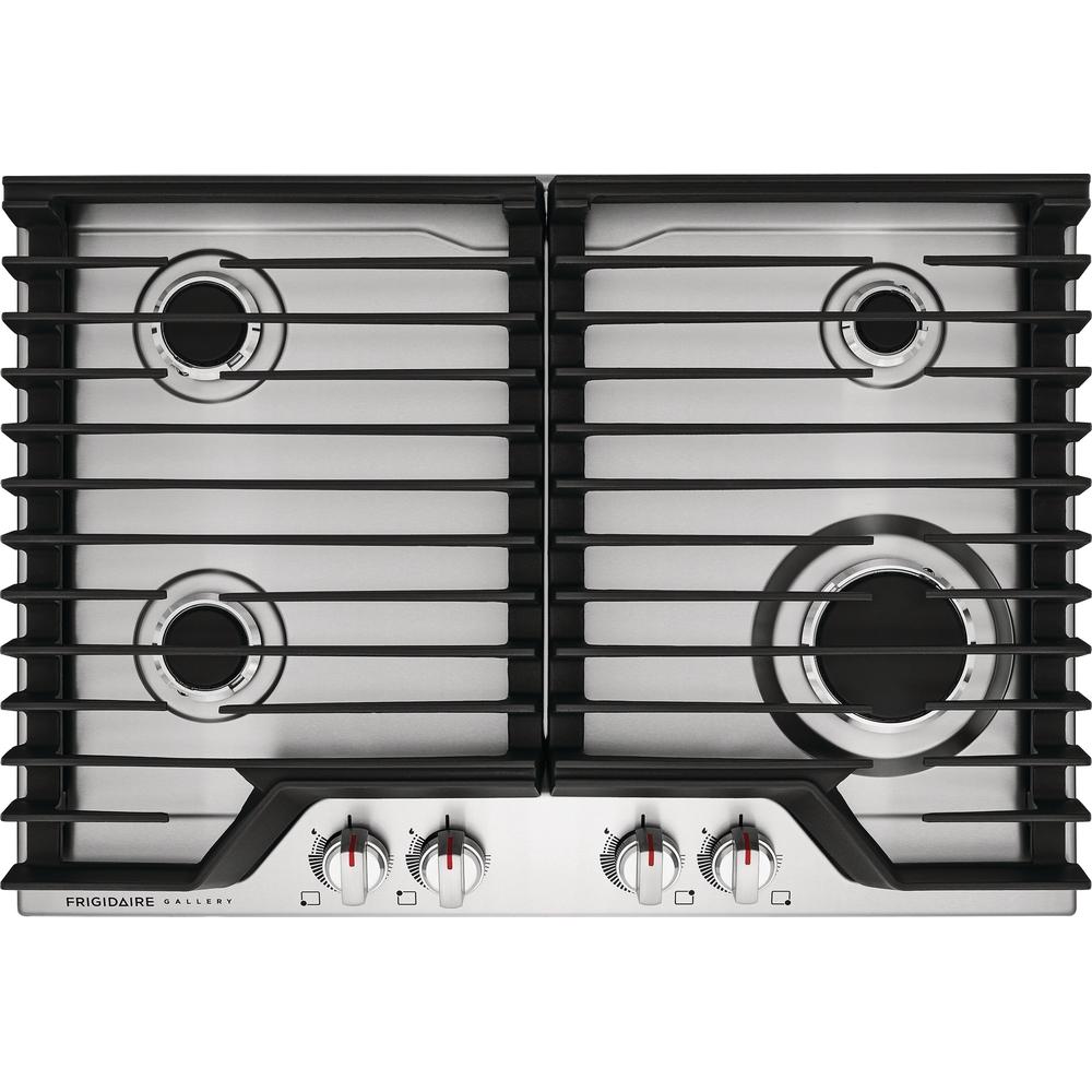  Frigidaire Gallery 30-inch Built-in Gas Cooktop GCCG3046AS IMAGE 1