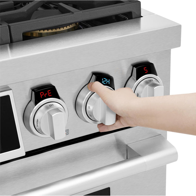  Signature Kitchen Suite 36-inch Freestanding Gas Range with SmartThinQ® SKSGR360S IMAGE 11