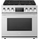  Signature Kitchen Suite 36-inch Freestanding Gas Range with SmartThinQ® SKSGR360S IMAGE 1