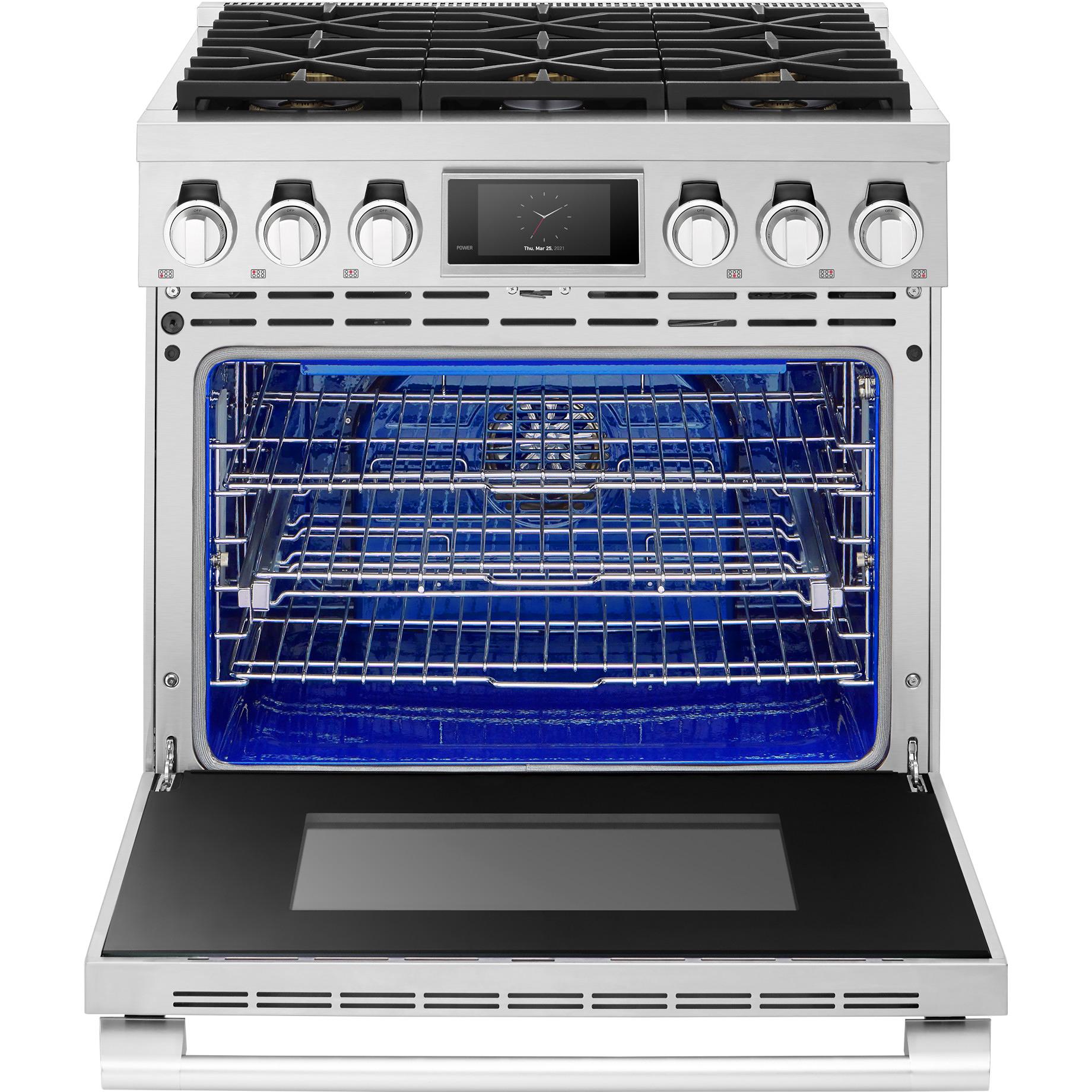  Signature Kitchen Suite 36-inch Freestanding Gas Range with SmartThinQ® SKSGR360S IMAGE 2