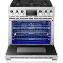  Signature Kitchen Suite 36-inch Freestanding Gas Range with SmartThinQ® SKSGR360S IMAGE 2