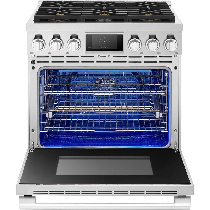  Signature Kitchen Suite 36-inch Freestanding Gas Range with SmartThinQ® SKSGR360S IMAGE 2