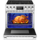  Signature Kitchen Suite 36-inch Freestanding Gas Range with SmartThinQ® SKSGR360S IMAGE 4