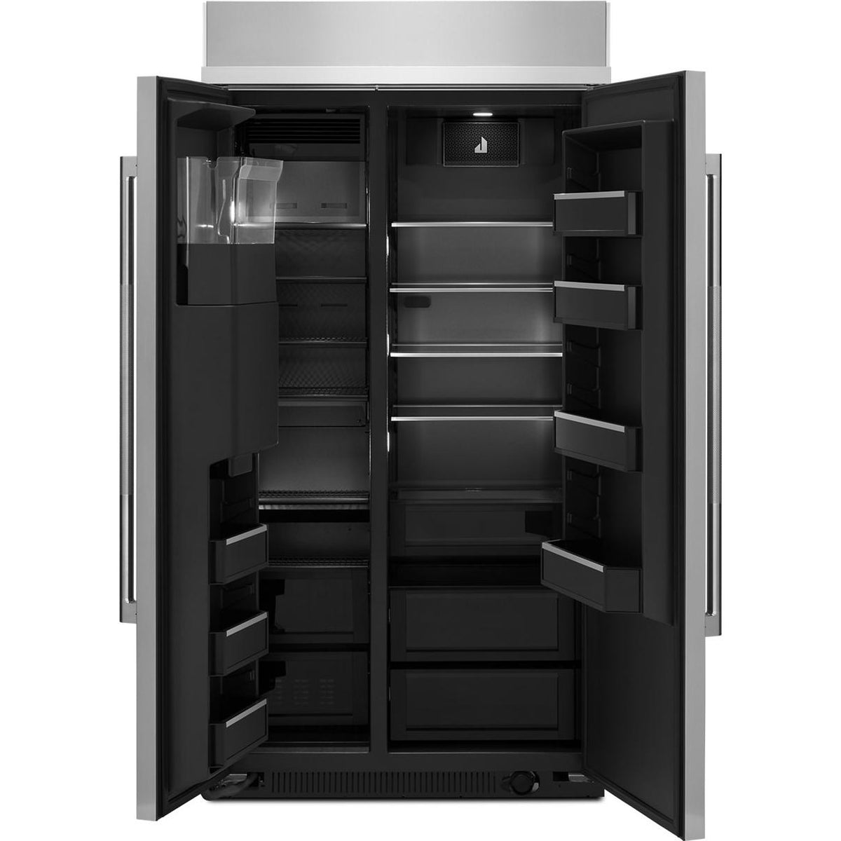  JennAir 42-inch, 25.5 cu. ft. Built-In Side-by-Side Refrigerator with External Ice and Water Dispenser JBSS42E22L IMAGE 3