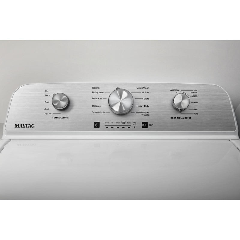  Maytag 5.2 cu.ft. Top Loading Washer with Power™ Agitator MVW4505MW IMAGE 6
