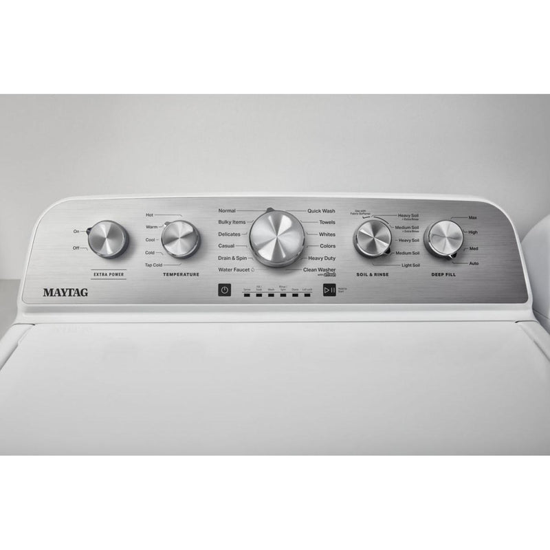  Maytag 5.2 cu. ft. Top Loading Washer with Power™ Agitator MVW5035MW IMAGE 3