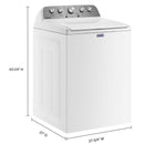  Maytag 5.2 cu. ft. Top Loading Washer with Power™ Agitator MVW5035MW IMAGE 6