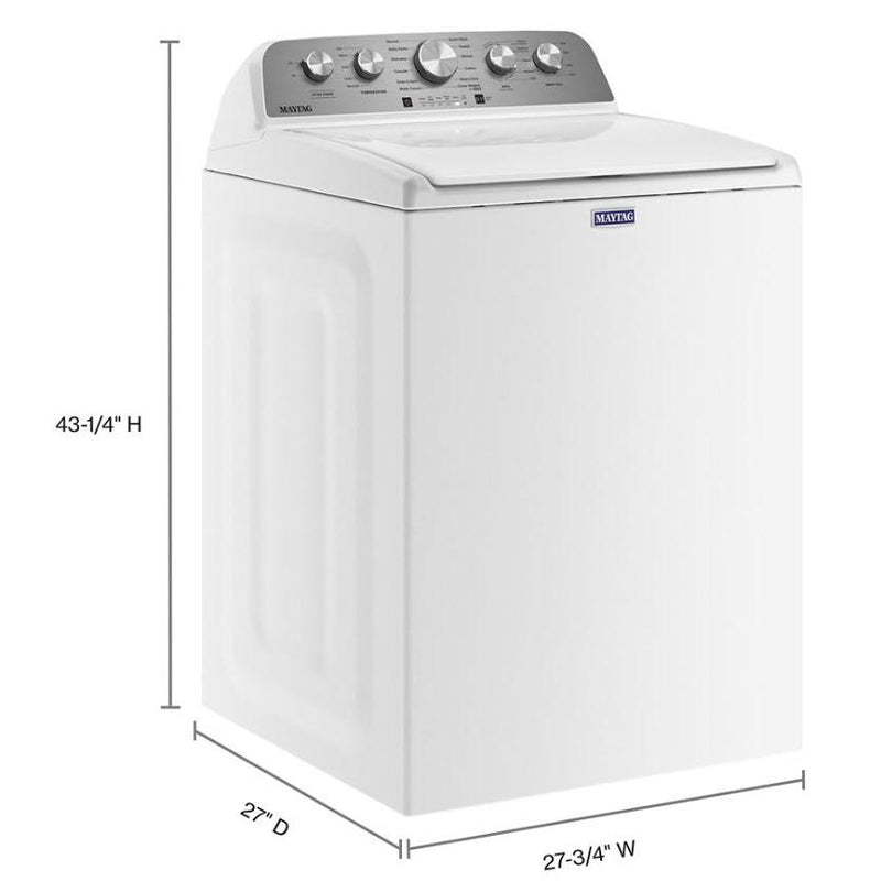  Maytag 5.2 cu. ft. Top Loading Washer with Power™ Agitator MVW5035MW IMAGE 6