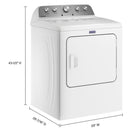  Maytag 7.0 cu. ft. Gas Dryer with Moisture Sensing MGD5430MW IMAGE 4