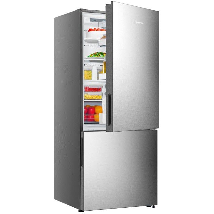  Hisense 27.7-inch, 14.7 cu. ft. Bottom Freezer Refrigerator RB15A2CSE IMAGE 2