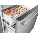  Hisense 31-inch, 17 cu.ft. Counter-Depth Bottom Freezer Refrigerator RB17A2CSE IMAGE 7