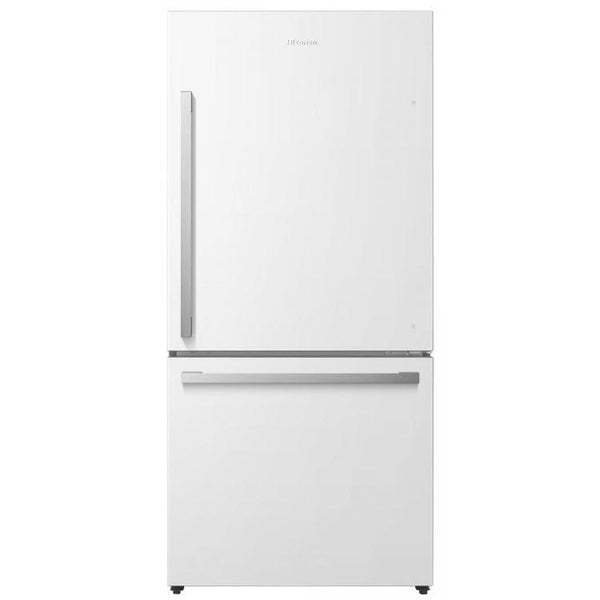  Hisense 31-inch, 17 cu.ft. Counter-Depth Bottom Freezer Refrigerator RB17A2CWE IMAGE 1