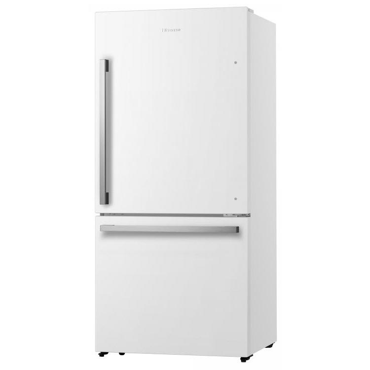  Hisense 31-inch, 17 cu.ft. Counter-Depth Bottom Freezer Refrigerator RB17A2CWE IMAGE 3