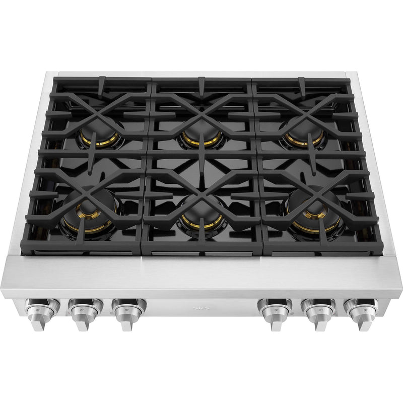  Signature Kitchen Suite 36-inch Built-in Gas Rangetop SKSRT360S IMAGE 11