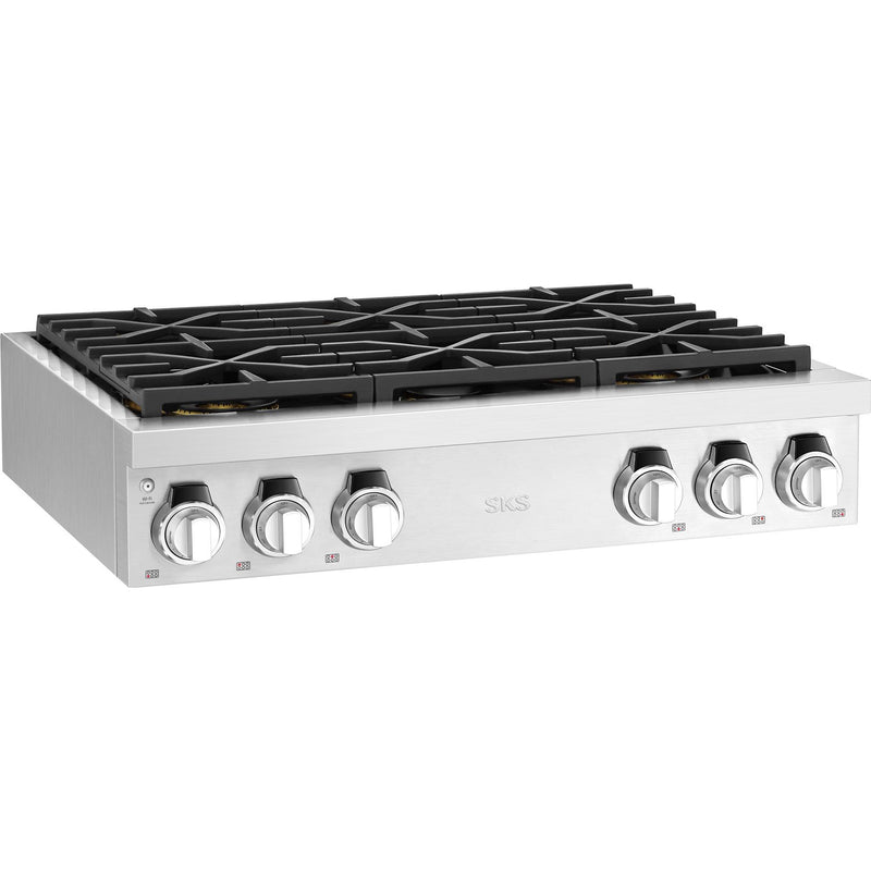  Signature Kitchen Suite 36-inch Built-in Gas Rangetop SKSRT360S IMAGE 16