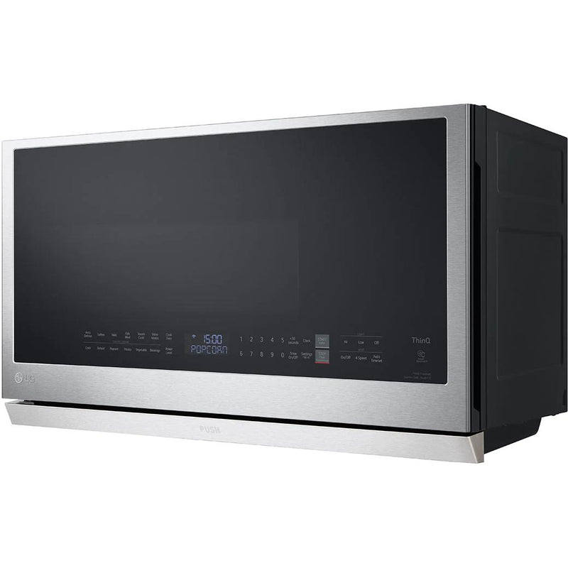  LG 30-inch, 2.1 cu. ft. Wi-Fi Enabled Over-the-Range Microwave Oven with EasyClean® MVEL2137F IMAGE 2